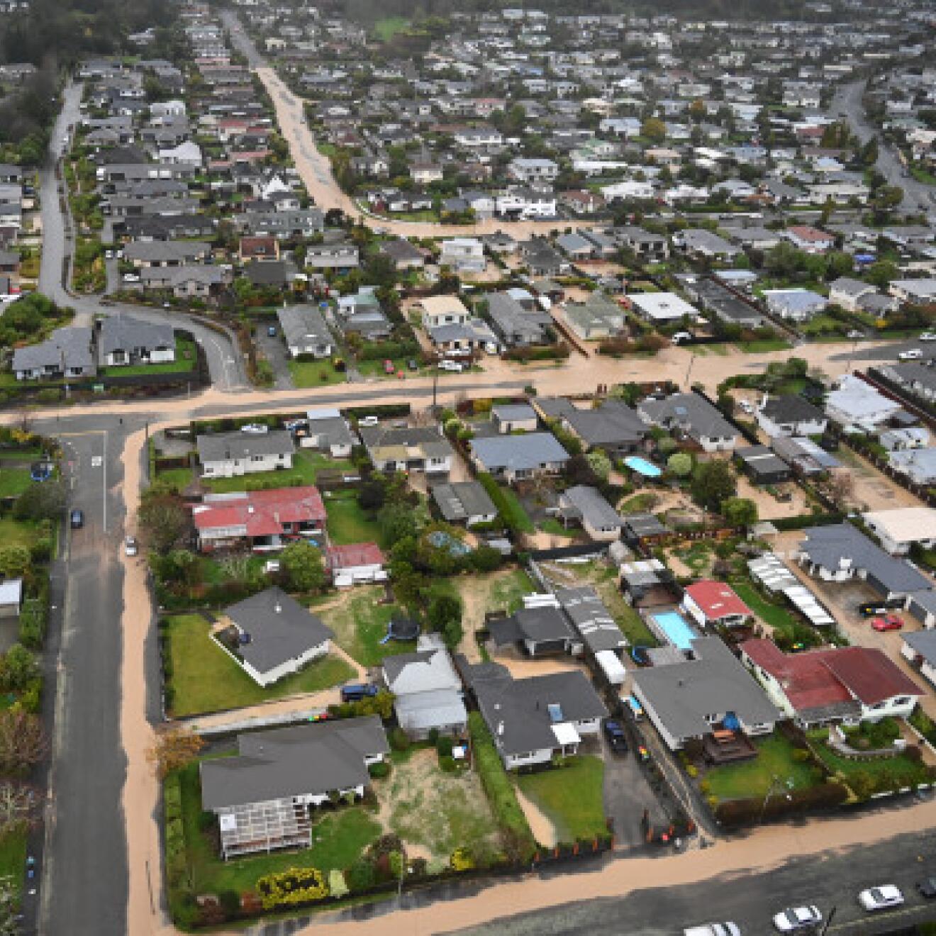 Flooding in Richmond from the August 2022 severe rainfall event