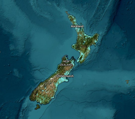 National map of New Zealand natural hazard claims